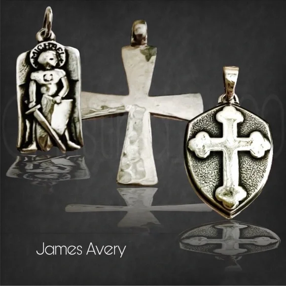 James avery hammered cross deals